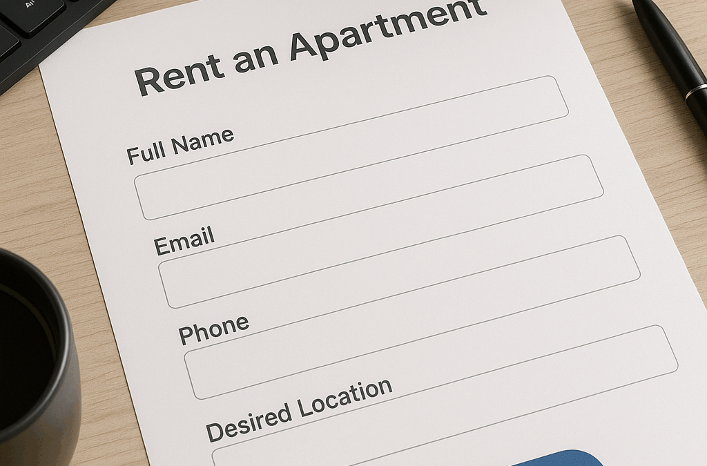 criminal background application to an apartment